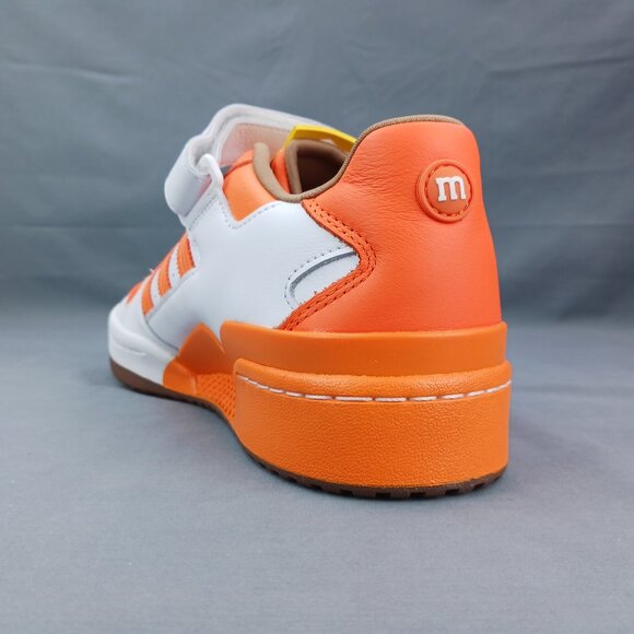 Adidas M&M's Forum Lo 84 Men's Shoes Orange White GY6315 Sizes 10-13 - Picture 6 of 9
